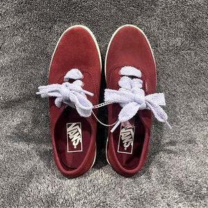 Vans Authentic Lowpro Fat Lace Halogen Blue Skate Shoes Women’s Size 7 NWOT